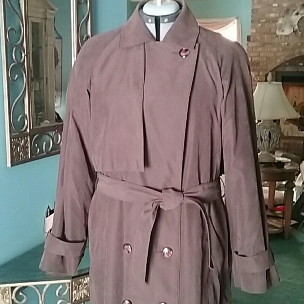 Silky Smooth Trench Coat